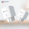 Ổ cắm điện thông minh EZVIZ T30-10A-EU (Hỗ trợ Wi-Fi 2.4 GHz, chịu lửa 750°C, điều khiển bằng giọng nói)