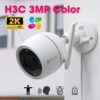 Camera wifi ngoài trời Ezviz H3C 3MP 2K, phát hiện con người, nhận biết cử chỉ, phòng vệ chủ động